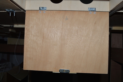 Picture of flaps outside, dropped